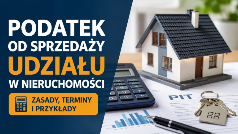 Podatek od sprzedaży udziału w nieruchomości – PIT, kalkulator i dom